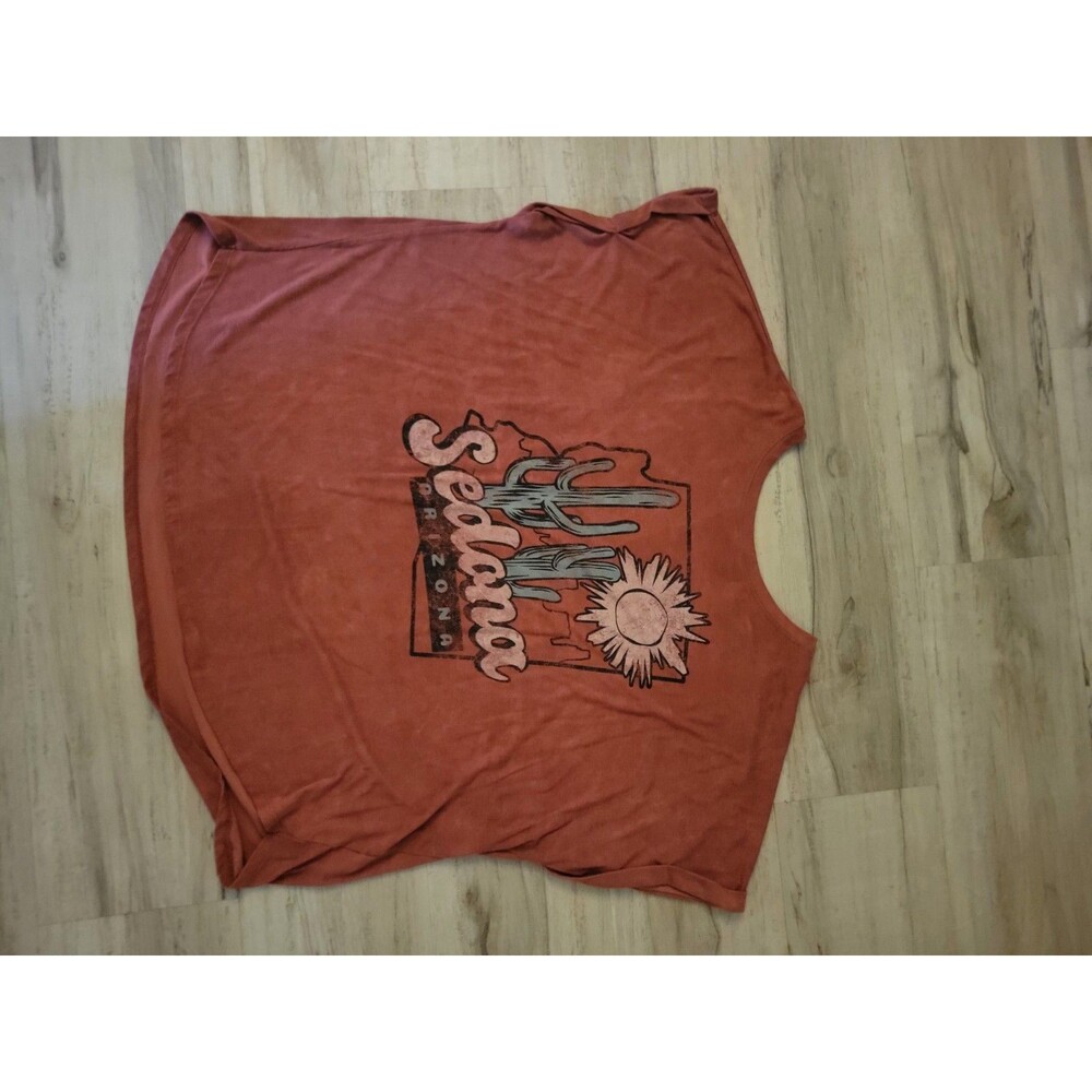 Rust Colored Boho Cottagecore Sedona AZ Tshirt Sz 1x